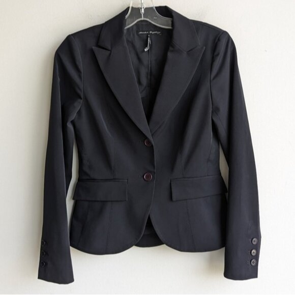 Sandra Angelozzi Black Two Piece Pantsuit Set - Picture 3 of 11